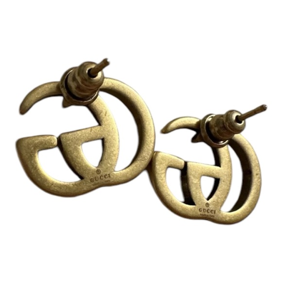 Gucci GG STUD EARRINGS Gold - Picture 3 of 4